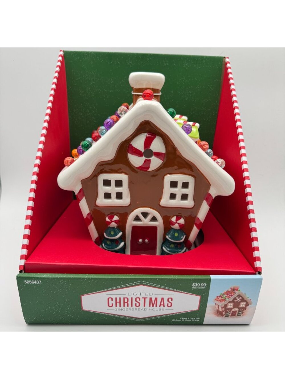 Christmas Gingerbread House Lighted Holiday Decor